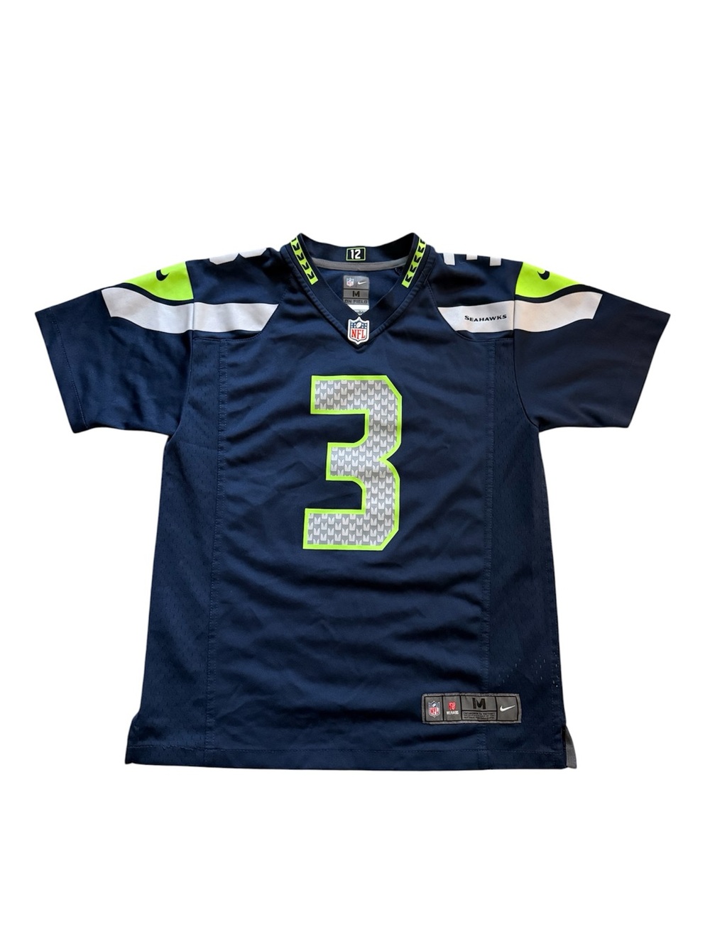 NFL Nike Kids' Seattle Seahawks Russell Wilson #3 Football Jersey Kids M 10-12
